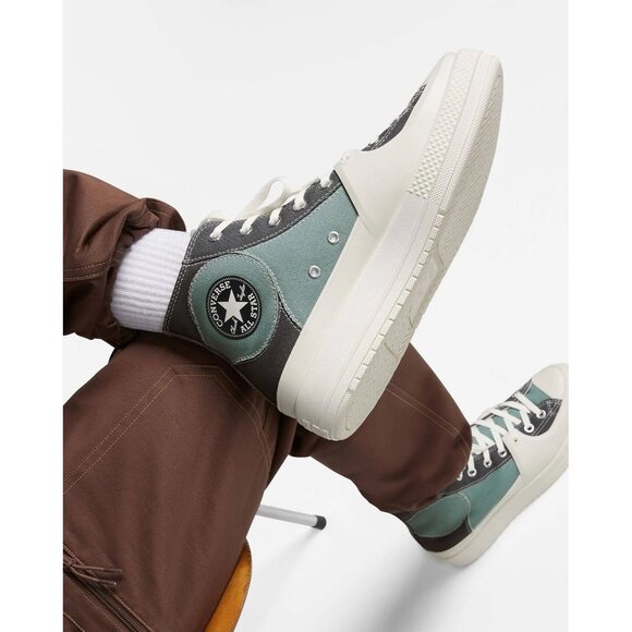 NWOB Converse Men's Blue Gray Color Block High-Top Sneakers Size 8 Wo's 9.5 2854 - Picture 2 of 16